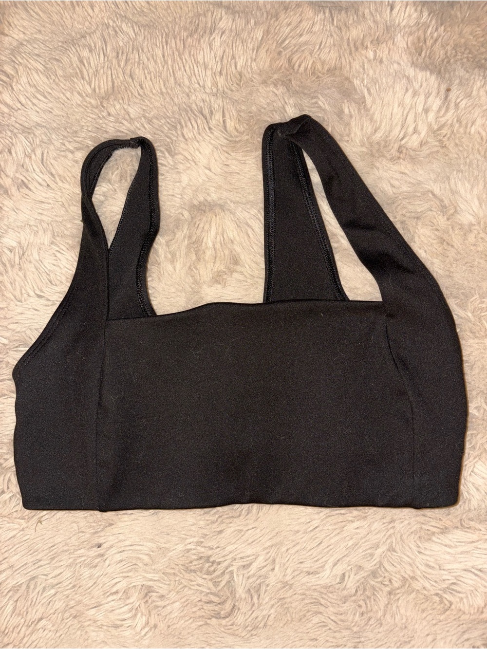 Victoria's Secret PINK Black Classic Pull on Sports Bra